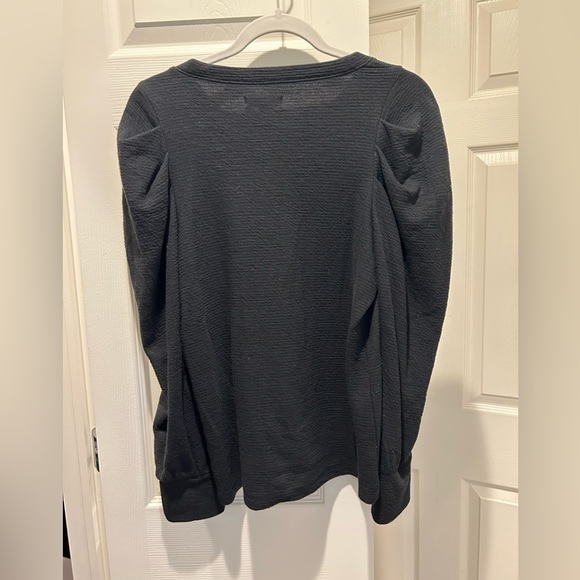 NWT Madewell Pleated Statement-Sleeve Top - Picture 2 of 7
